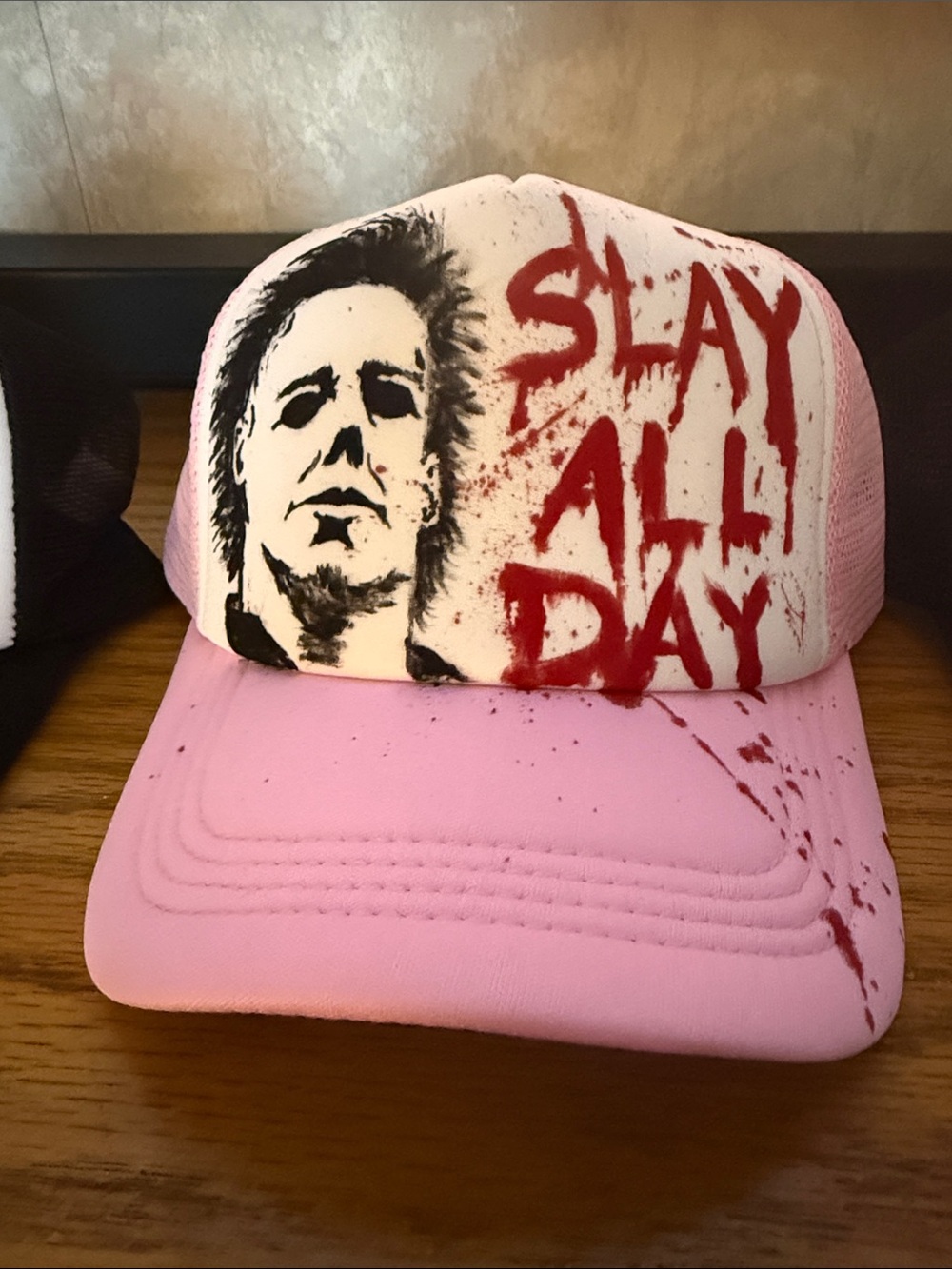 Handpainted handmade Micheal myers